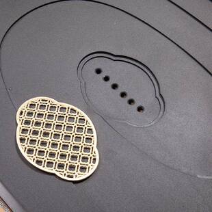 整块天然乌石茶盘单盘家用镜中月简约代石客金厅轻奢头托盘茶现海