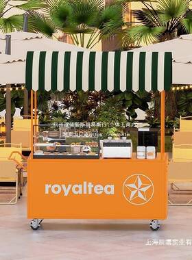 外促销铁艺19215花车网红车景区小吃餐车商业广街场推夜市户摆摊