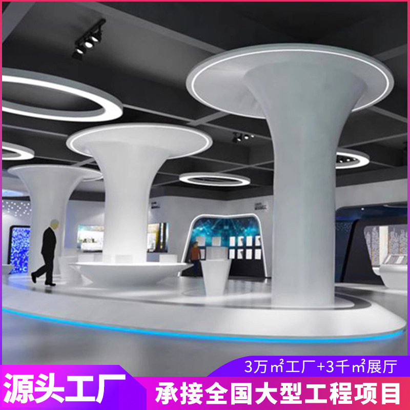厂家GRG异形石膏板grg天花吊顶幕墙面线造型商场包柱圆柱浮雕装饰