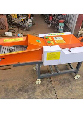 3.5自动进料铡鲜机卧式玉吨米秸秆青草粉碎机铡揉机草草BEW粉碎机