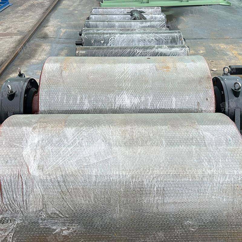 输送机555用头部包胶用滚筒矿工业传动滚筒动传送带被改向滚筒