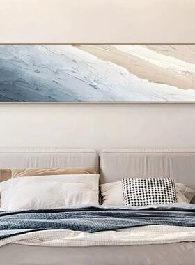 蓝色象卧室装画现代简约横饰幅床头抽画SF799051轻沙奢发背景客厅