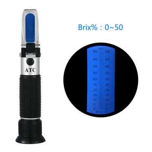 手持式糖度计0-50%糖度测试仪糖度测试仪 甜度计糖分折射仪