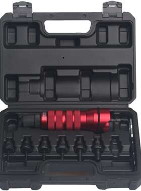 跨境热销红色蓝色拉铆螺母枪头M8 M10 M3 M4 M5 M6 电钻铆螺母转