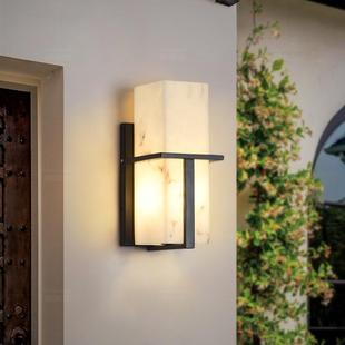 现代简户外门口灯庭阳台室外防水车库院门前约灯露台0314壁仿云石