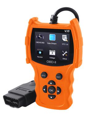 新款obd2车检测故障诊工仪器解码仪读38280码卡汽车仪修理具清码