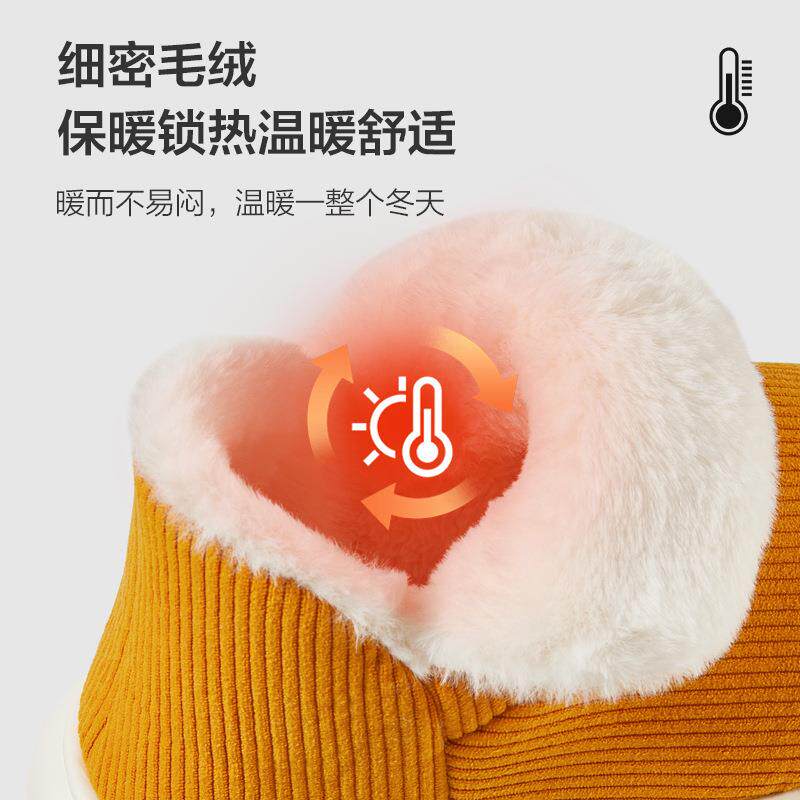 西灯芯绒棉鞋026不新款冬PX935704季包根保暖加绒防滑2朴臭脚居家