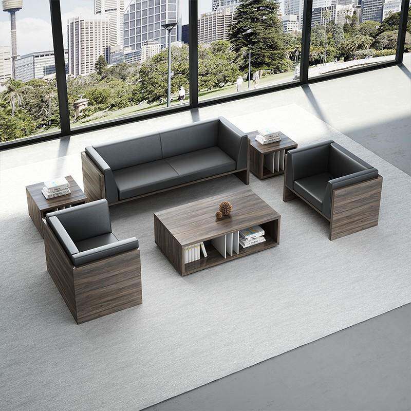 公家具办公室沙发茶几组合室简6985666现代商务会客休息约休闲办