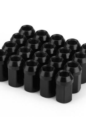 改装轮毂轮毂螺母7075航空铝合金轻量化螺母Hex45mm大锥头铁螺母
