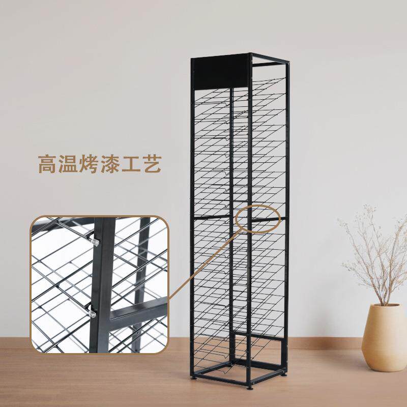 文具店卡纸展画示955架落地斜面层架放纸张货可子板架类样品资料