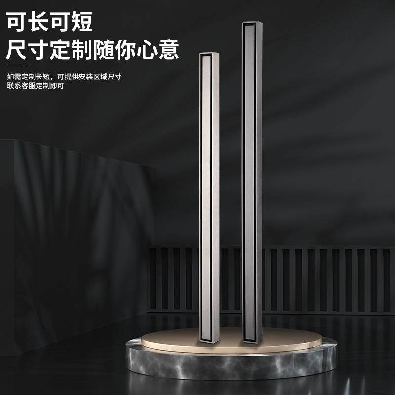 丽雅极窄长条隐形地漏304不锈钢线性地漏下沉式淋浴房防臭地漏,家装主材,地漏,淘宝优惠券,粉丝福利购,淘宝优惠卷