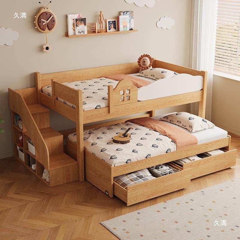 全实木男女孩床省空间上下半高带书桌储物儿童衣柜床一体组合床,基础建材,脚轮/万向轮,淘宝优惠券,粉丝福利购,淘宝优惠卷