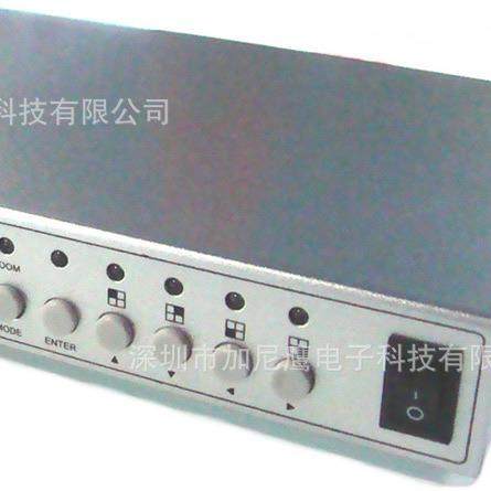 2路画面分割器画中画处理器监控分屏器BNC高清2路视频处理器