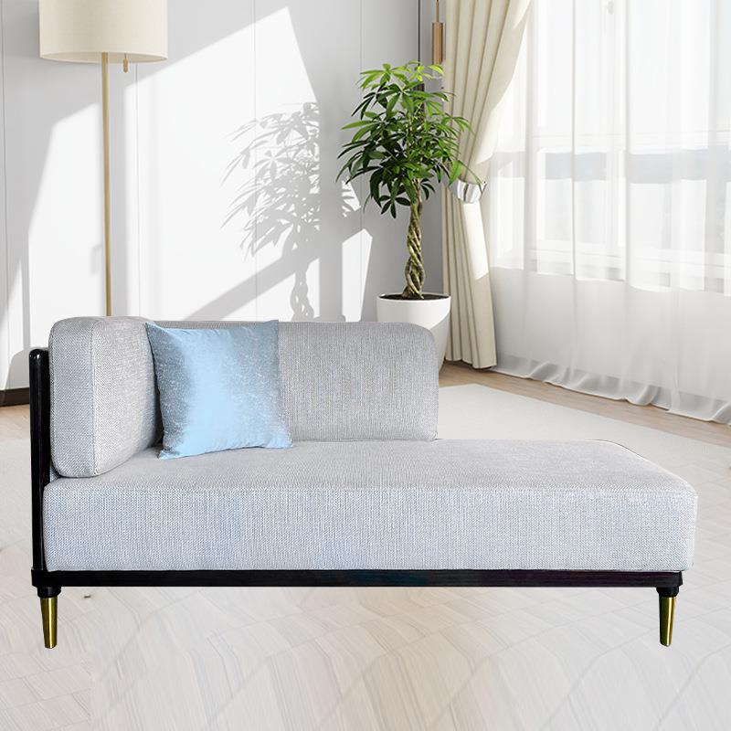 酒店家具贵妃椅布艺沙发小户型客厅两人位沙发简约休闲贵妃榻躺椅