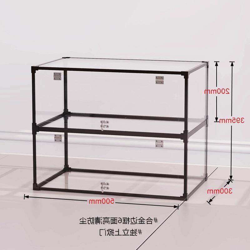 透明面全包桌面防尘烘焙展示柜