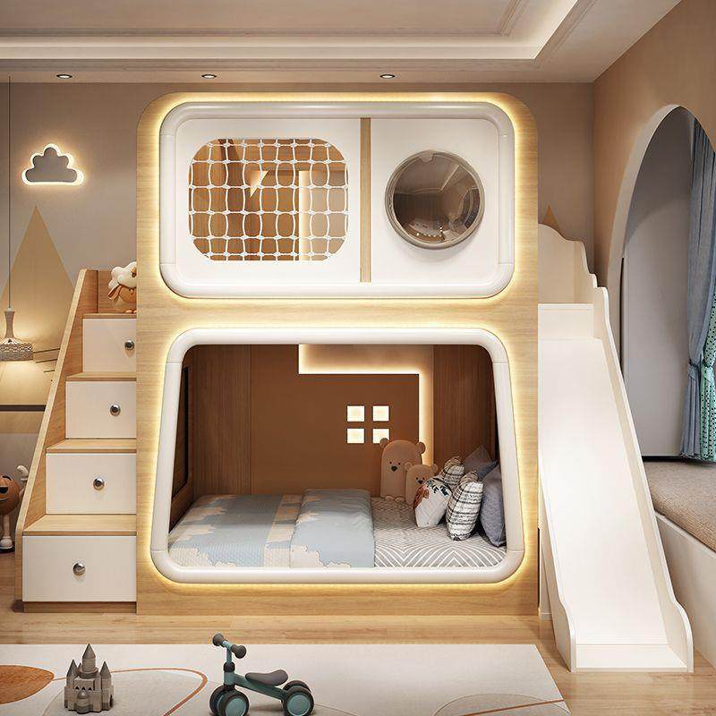 太空舱儿童护栏床铺小户型床上创意双层床姐弟高低子母上下床S形,电子/电工,接线端子,淘宝优惠券,粉丝福利购,淘宝优惠卷