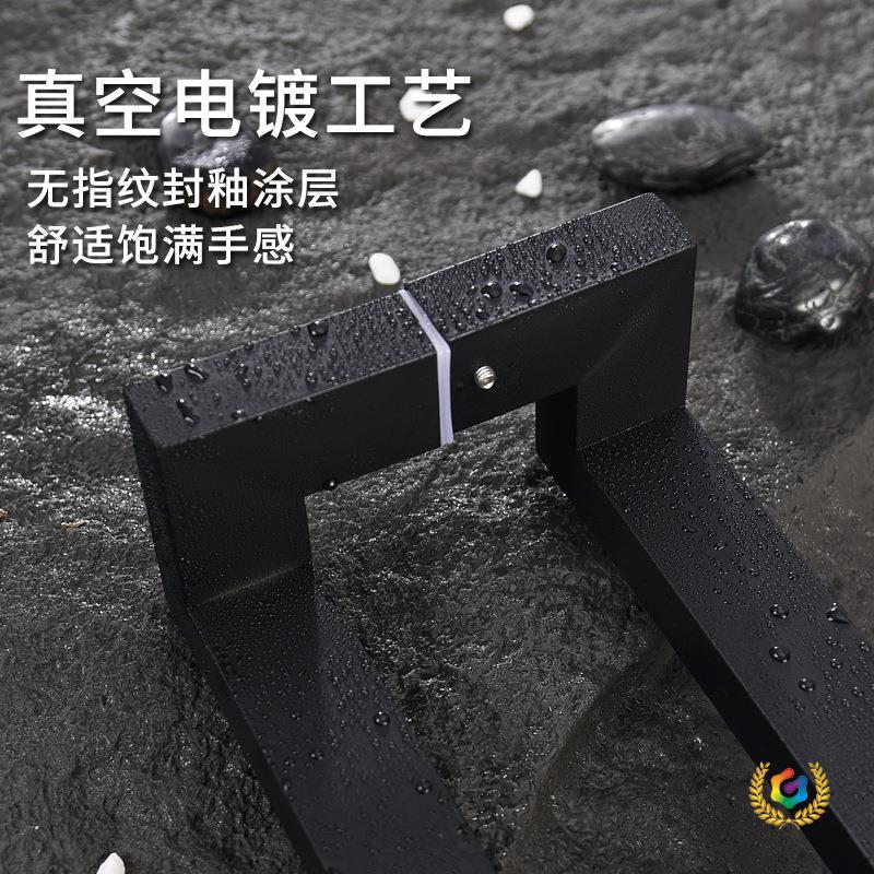 不锈钢哑黑玻璃门双弯拉手