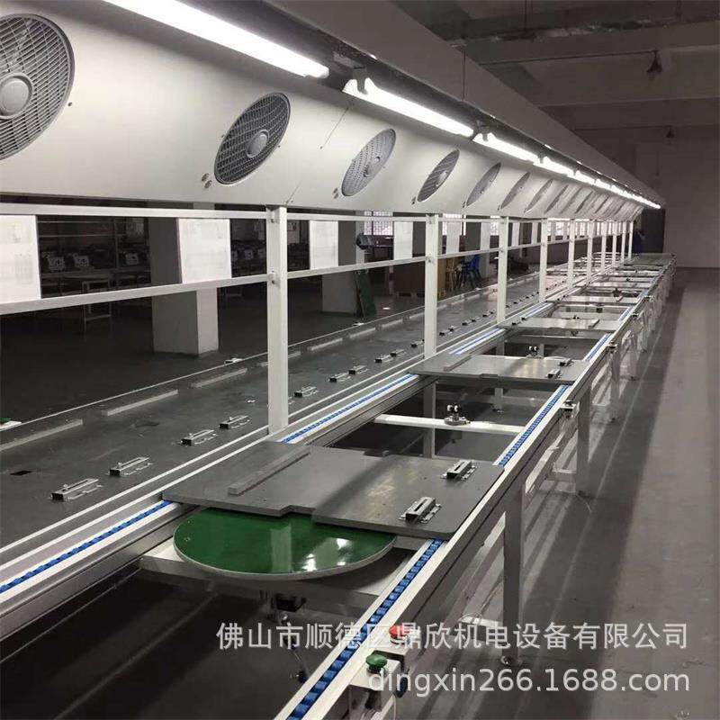 智能家电装配流水线电器组装生产线双层自动循环倍速链输送机