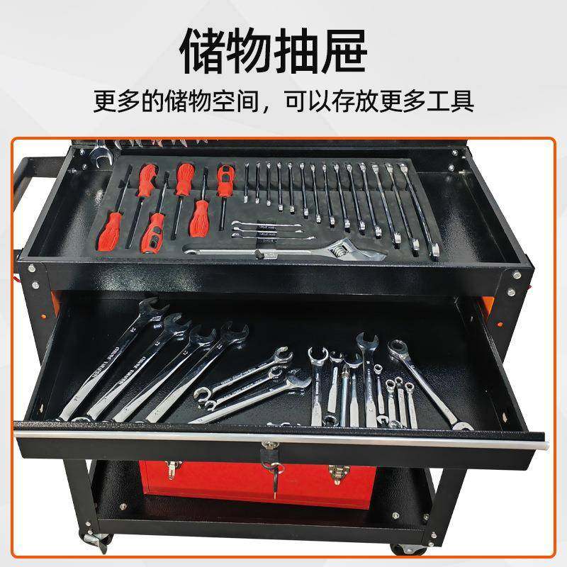 工具车三层手推车汽修抽屉侧板移动车多功能家用收纳零件工具推车,农机/农具/农膜,其它农用工具,淘宝优惠券,粉丝福利购,淘宝优惠卷