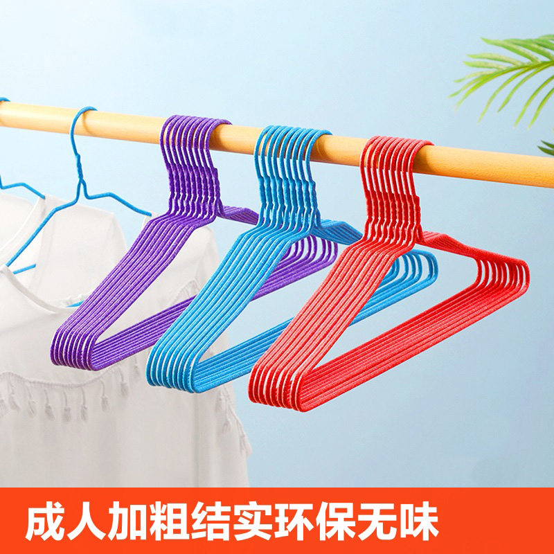 防滑无痕衣架加粗家用晾衣架宽肩塑料衣架