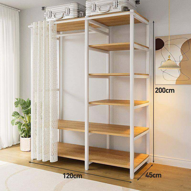 晾衣杆移动加粗双杆晒衣服架衣帽架免打孔钢管收纳卧室出租屋衣柜,电子元器件市场,其它元器件,淘宝优惠券,粉丝福利购,淘宝优惠卷