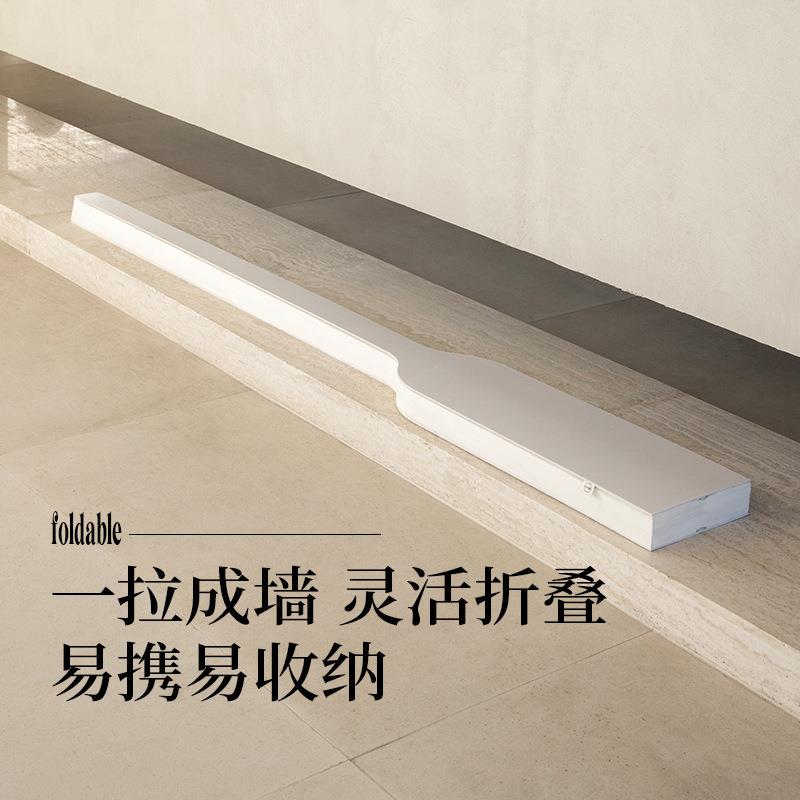 隔断风琴纸墙办公室玄关轻浅屏风挡板隔直播间背景分隔板墙