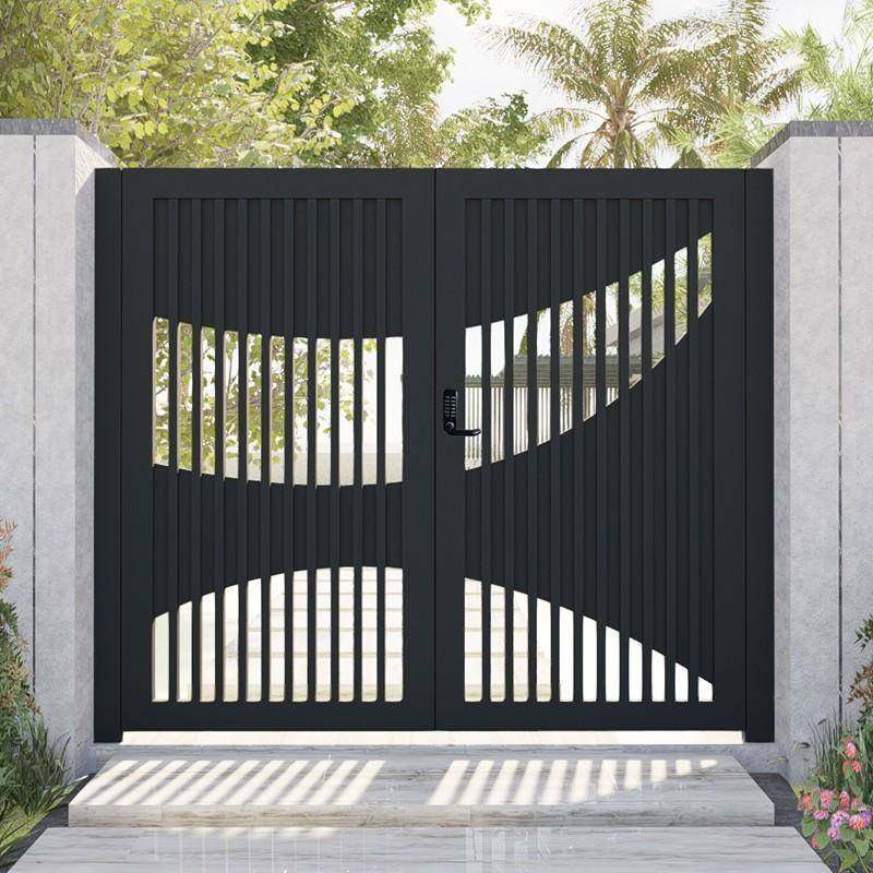 铁艺庭院门乡村围墙栅栏门家用户外别墅大门单双开门子母门花园门,全屋定制,进户门,淘宝优惠券,粉丝福利购,淘宝优惠卷