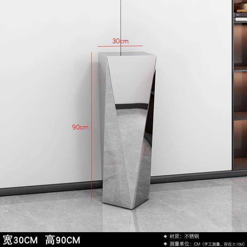 不锈钢雕塑台电视柜旁花架意式轻奢客厅落地摆件台沙发边几装饰品,家居饰品,落地摆件,淘宝优惠券,粉丝福利购,淘宝优惠卷