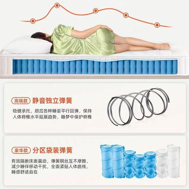 席梦思床垫软硬两用cm厚1.8米1.5m家用宿舍经济舒适型立弹簧床垫