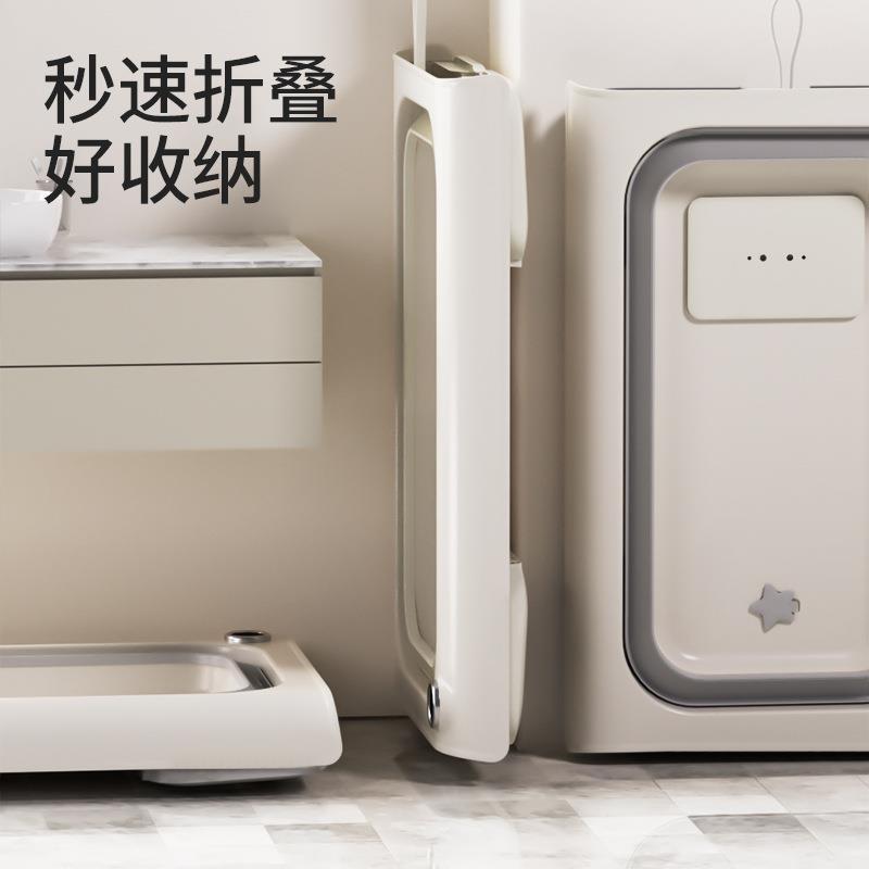 婴儿洗澡盆宝宝浴盆幼儿坐躺折叠大号浴桶家用新生婴儿洗澡盆