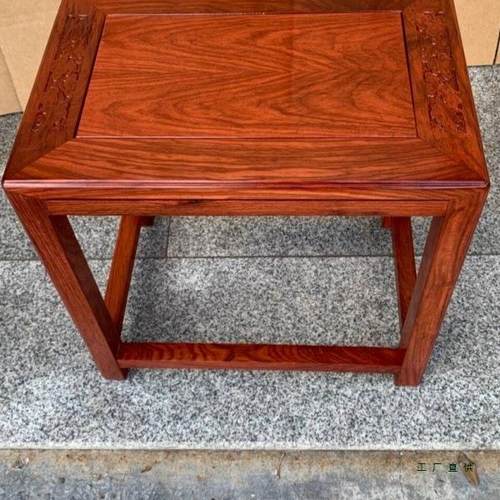 凳子中式家用花梨木餐桌高餐椅大板凳茶桌木凳矮凳实木四方凳