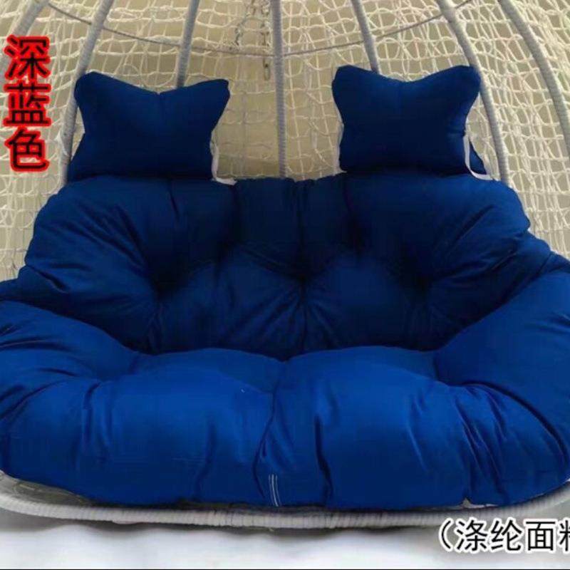 秋千椅坐垫吊篮双人鸟巢户外垫子换洗布套靠垫红色8月15日发完