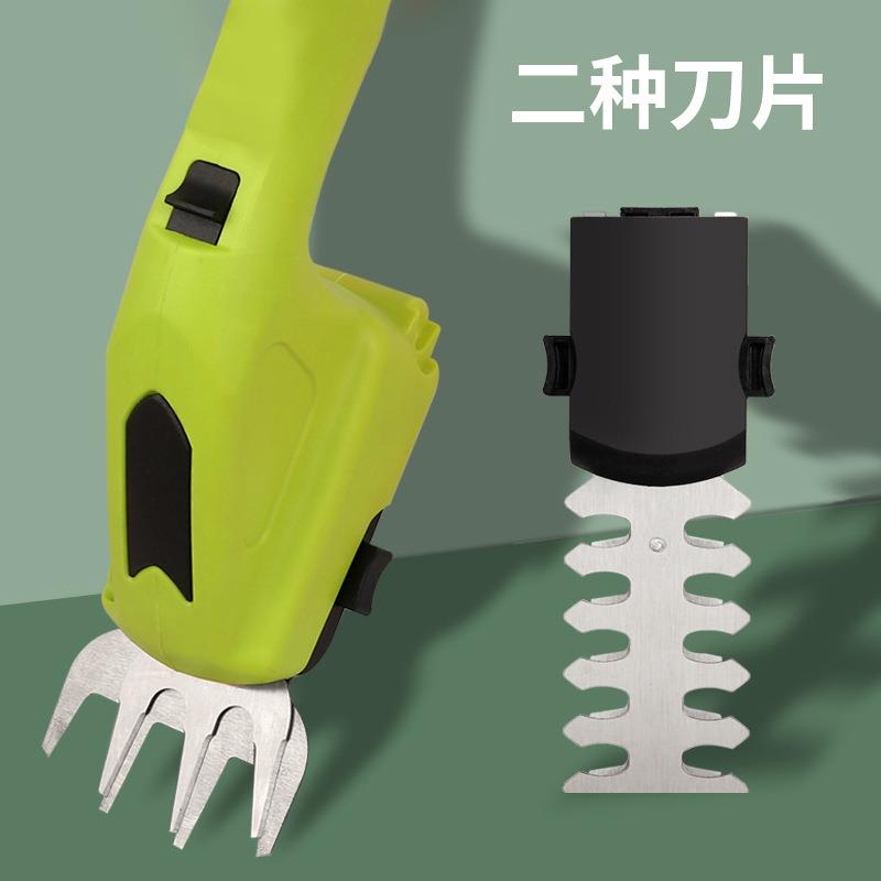 行业甄选电动迷你绿篱机手持充电式锂电修剪机篱笆剪