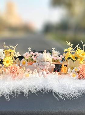 温度系列汽车中控台车内解压装饰品摆件系好物