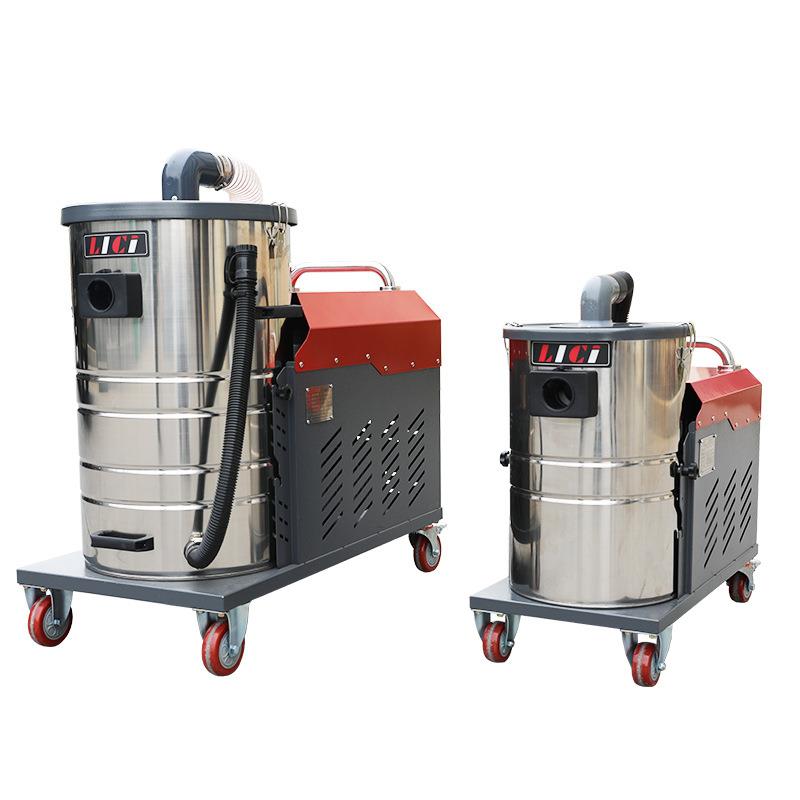 离茨XBK-2200铝屑颗粒吸尘器2.2KW干湿两用移动式工业除尘器