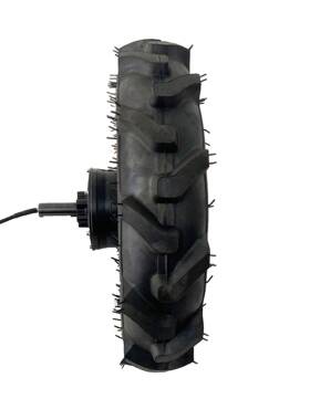 20寸48v150N.m外挂伺服轮毂无刷有齿电机机器人单边轴低速大扭矩