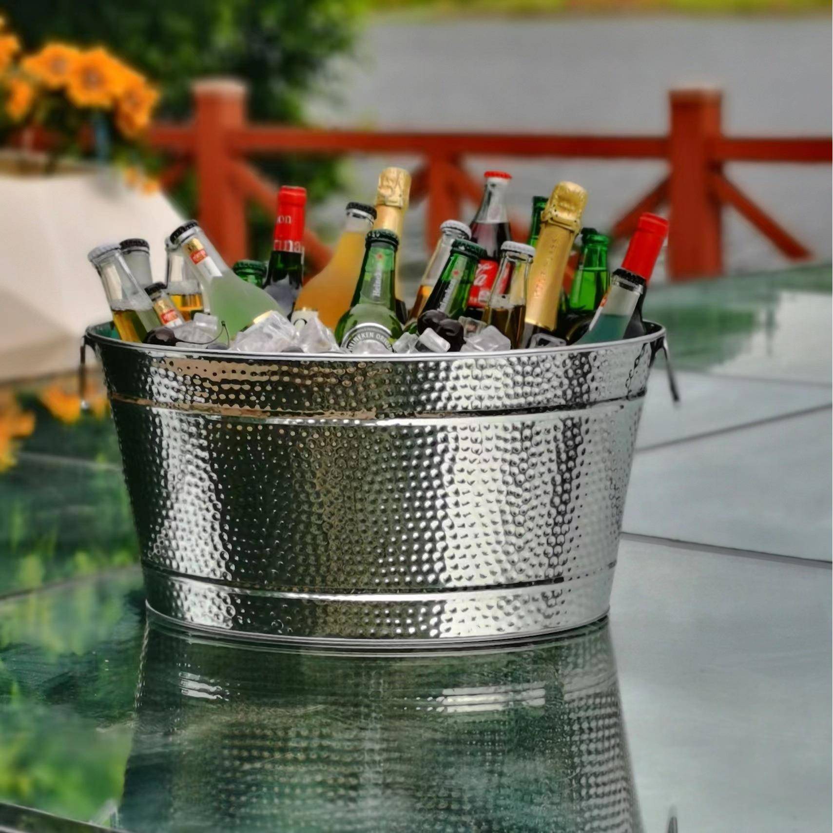 户外野餐啤酒架不锈钢红酒啤酒桶酒吧不锈钢啤酒桶