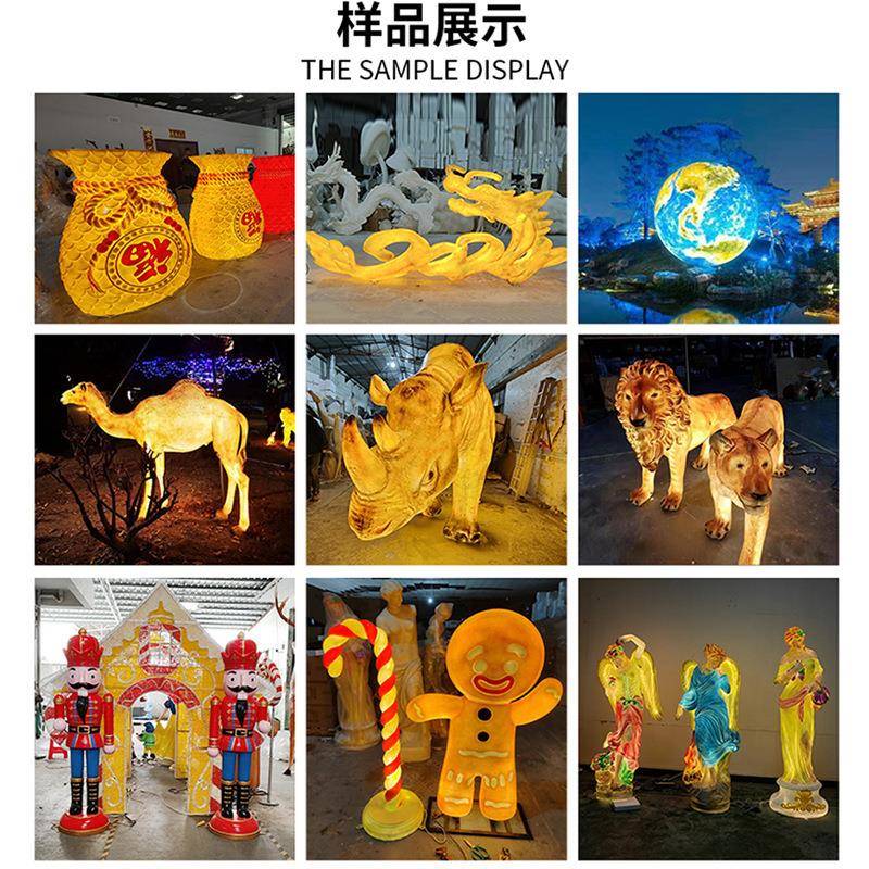 户外玻璃钢天鹅造型灯别墅公园花园雕塑摆件草坪灯文旅景观庭院灯