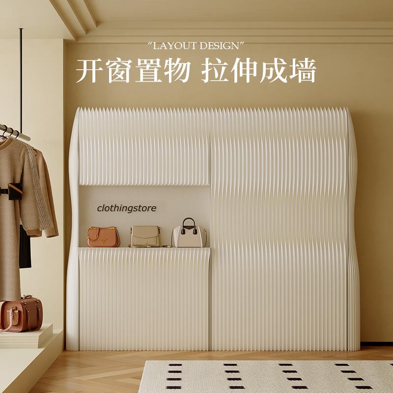 青美明窗纸墙简易自装折叠可移动屏风直播间背景板办公室隔断墙