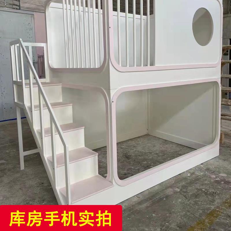 子母床楼梯柜上下配件带柜三胎梯柜单卖实木梯柜式楼梯