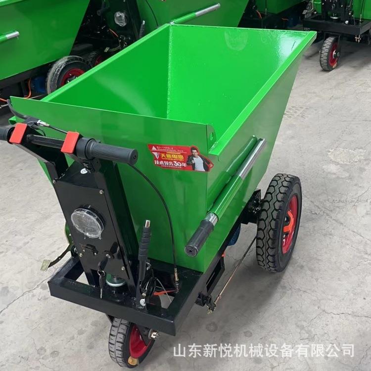 建筑工地电动平板运输车小型建筑工地三轮车沙石运料车