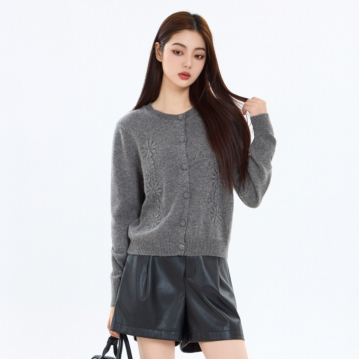 法柚2026春装新款针织衫毛衣羊毛开衫时尚百搭打底衫女显瘦上衣,女装/女士精品,毛衣,淘宝优惠券,粉丝福利购,淘宝优惠卷