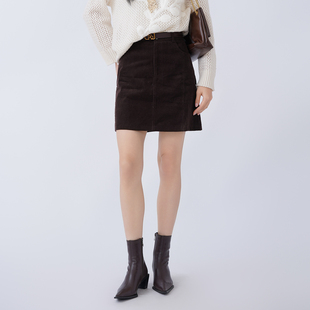 法柚半身裙2026春装新款短款小个子包臀裙显瘦气质A字裙百搭女