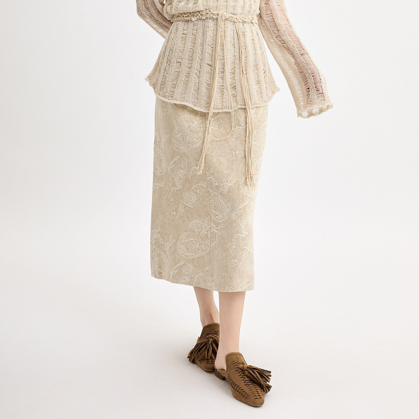 法柚2026春季新品女士半裙立体提花工艺设计半身裙包臀显瘦长裙,女装/女士精品,半身裙,淘宝优惠券,粉丝福利购,淘宝优惠卷