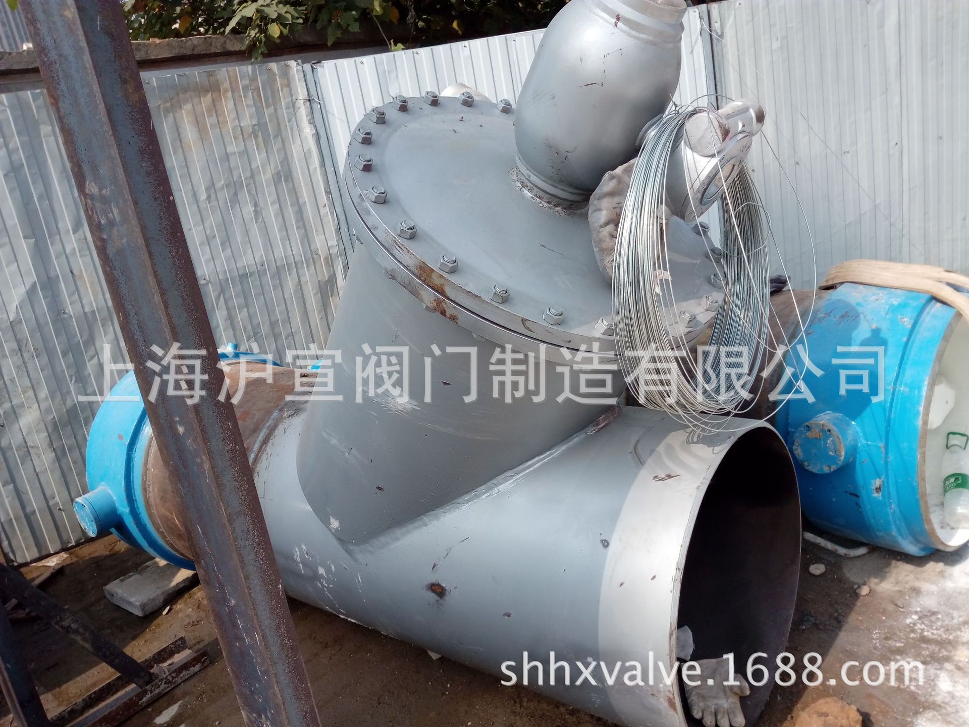 上海沪宣 大口径焊接Y型过滤器  SRY-25C  DN700  排污Y型过滤器