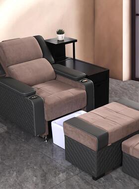 龙榆沐按摩沙发采耳足子按摩椅水疗脚店躺修椅桑拿LT003踩背一体