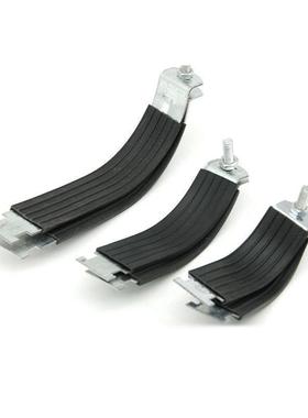 D0XC型钢管型卡橡P型管卡管UKV卡抗震镀锌卡管束P型抱箍胶垫胶皮C