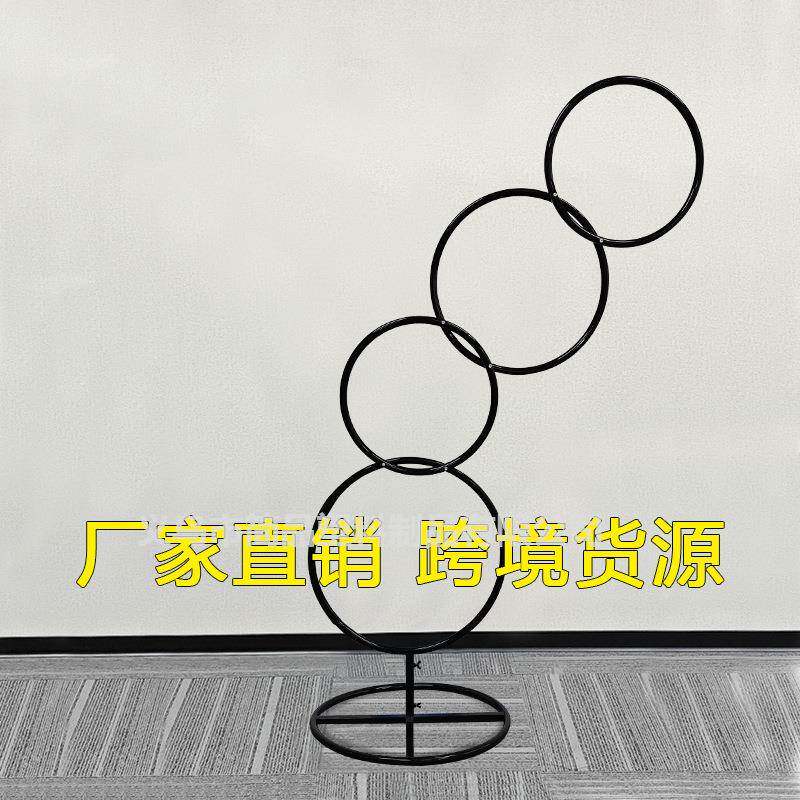 铁艺婚庆拱外门支架多A-7圆花门道具户草坪环婚礼饰装拱形门