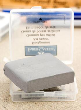 辉橡柏嘉可塑皮127220彩色带盒美术可橡皮橡皮泥款绘画塑素描用