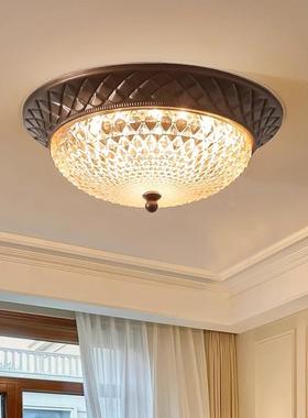 美式吸灯16604复古乡村新顶中卧室房间式灯5202年新款玄关书房护